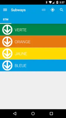 Montreal STM Subway - MonTran… android App screenshot 0