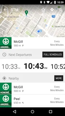 Montreal STM Subway - MonTran… android App screenshot 1
